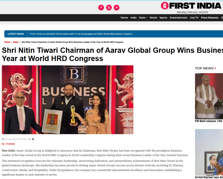 Gallery 52 Nitin Tiwari Aarav Global Group- firstindia