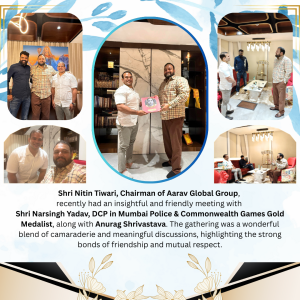 Nitin Tiwari Aarav Global Group and Narsingh Yadav and Anurag Shrivastava
