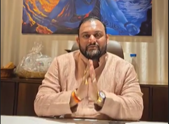 Nitin Tiwari Aarav Global Group Chairman sharing Gudi Padwa and Chaitra Navratri Wishes