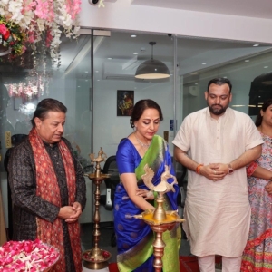 Nitin Tiwari Aarav Global Group and Hema Malini